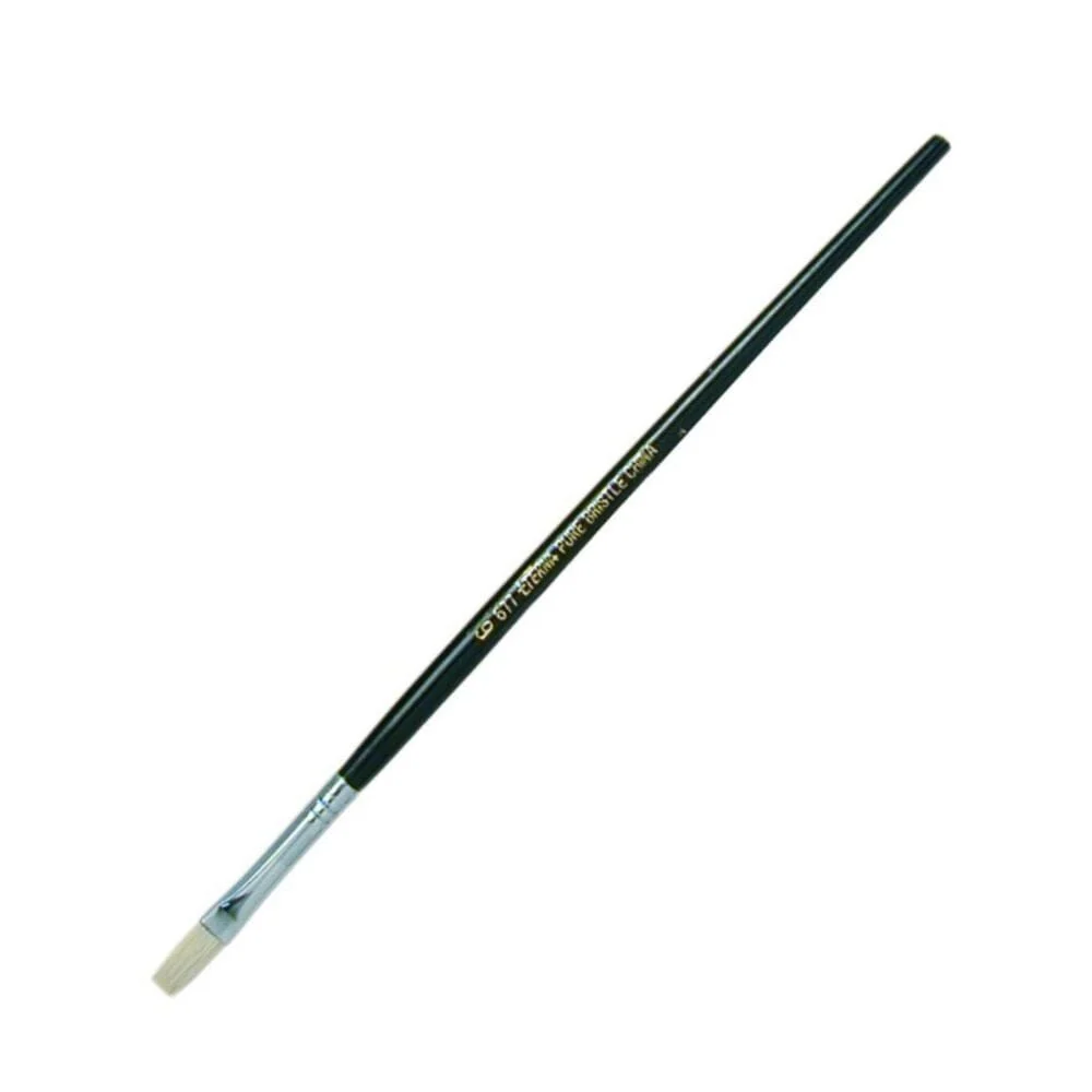 Pilas de Reloj Pincel Espátula Mango De Madera N°6