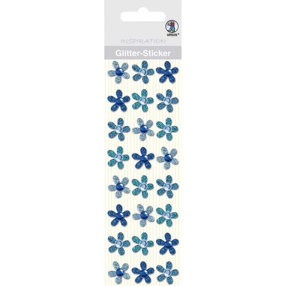 Pilas de Reloj ursus stickers flor 06 azul