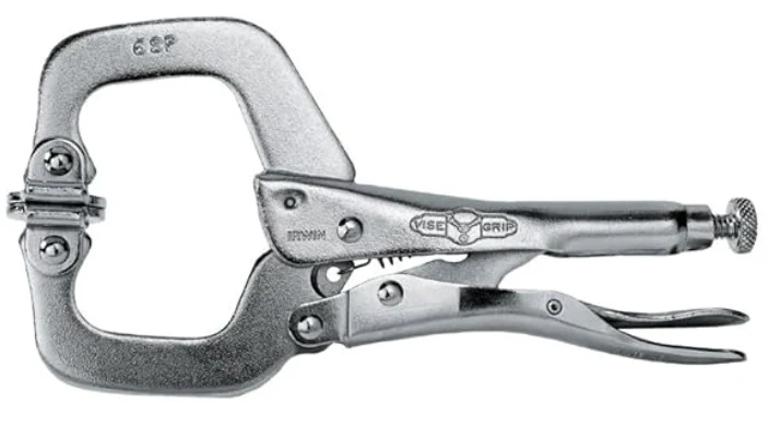 Pinza De Presión En “C” Almohadillas Giratorias 6″ VISE-GRIP 6SP de Baja Autodescarga