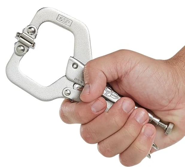 Pinza De Presión En “C” Almohadillas Giratorias 6″ VISE-GRIP 6SP de Baja Autodescarga