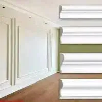Profilé mural en WPC - Moulure de Décoration composite 6cmx2.5m con Certificación RoHS