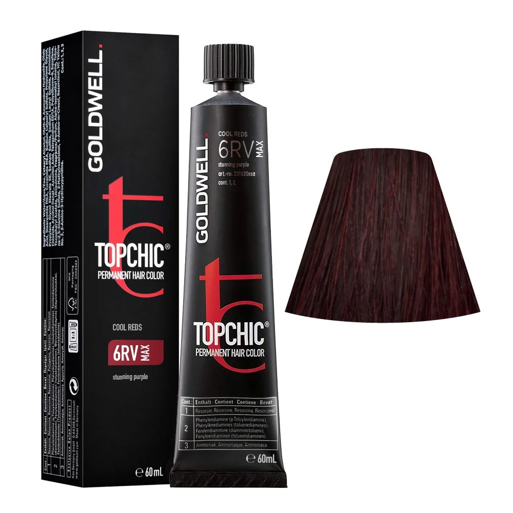 Recargables Premium Goldwell - Topchic 6RV MAX Violeta Deslumbrante 60 ml