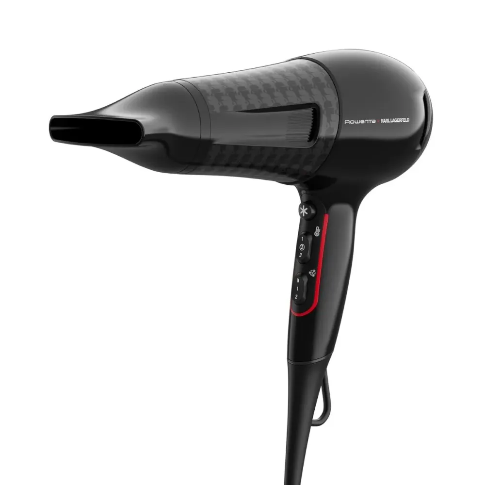 Secador de pelo Rowenta CV591L 2300W 6 velocidades negro para Mandos Distancia