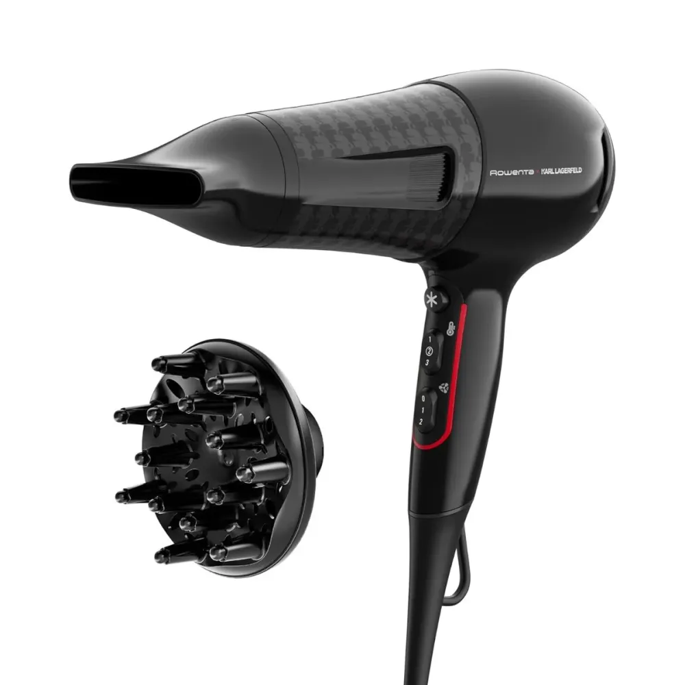 Secador de pelo Rowenta CV591L 2300W 6 velocidades negro para Mandos Distancia