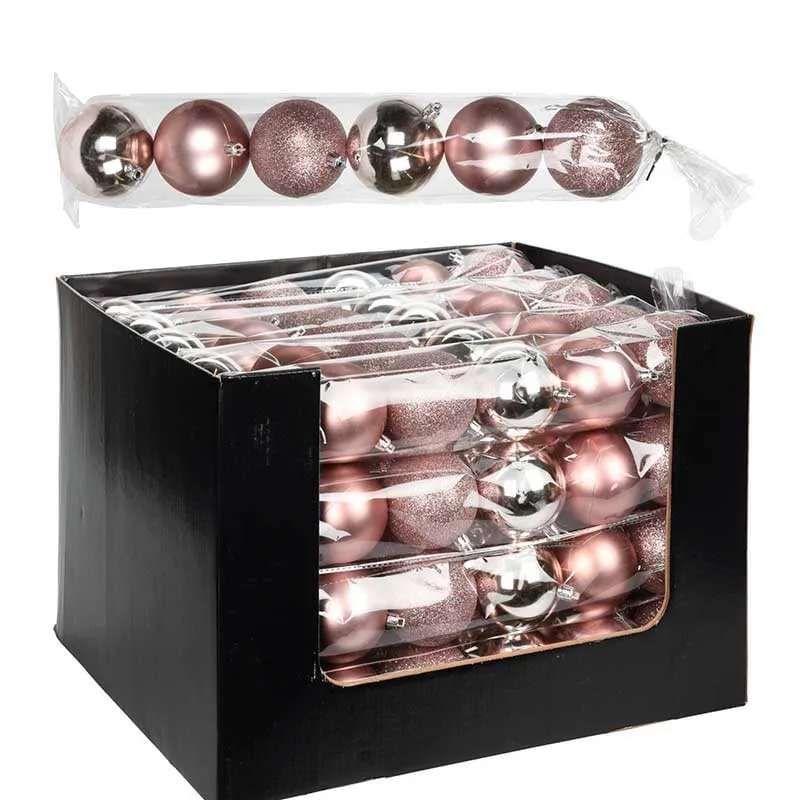 Set de 6 bolas navideñas con Cargador Incluido