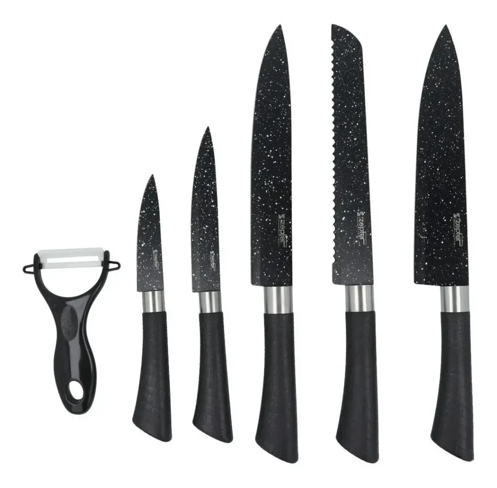 Set Cuchillos de Cocina 6 Piezas AA - 24 Unidades