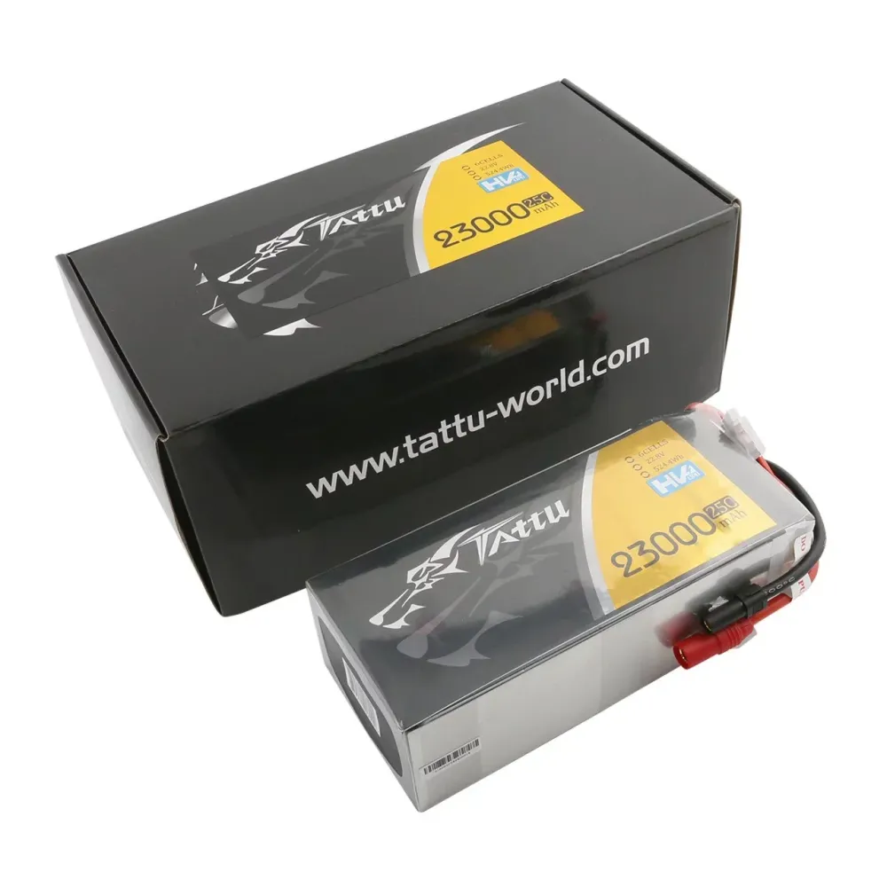 Tattu 23000mAh 6S1P 22.8V 25C Lipo Battery AS150+XT150 Plug UAV