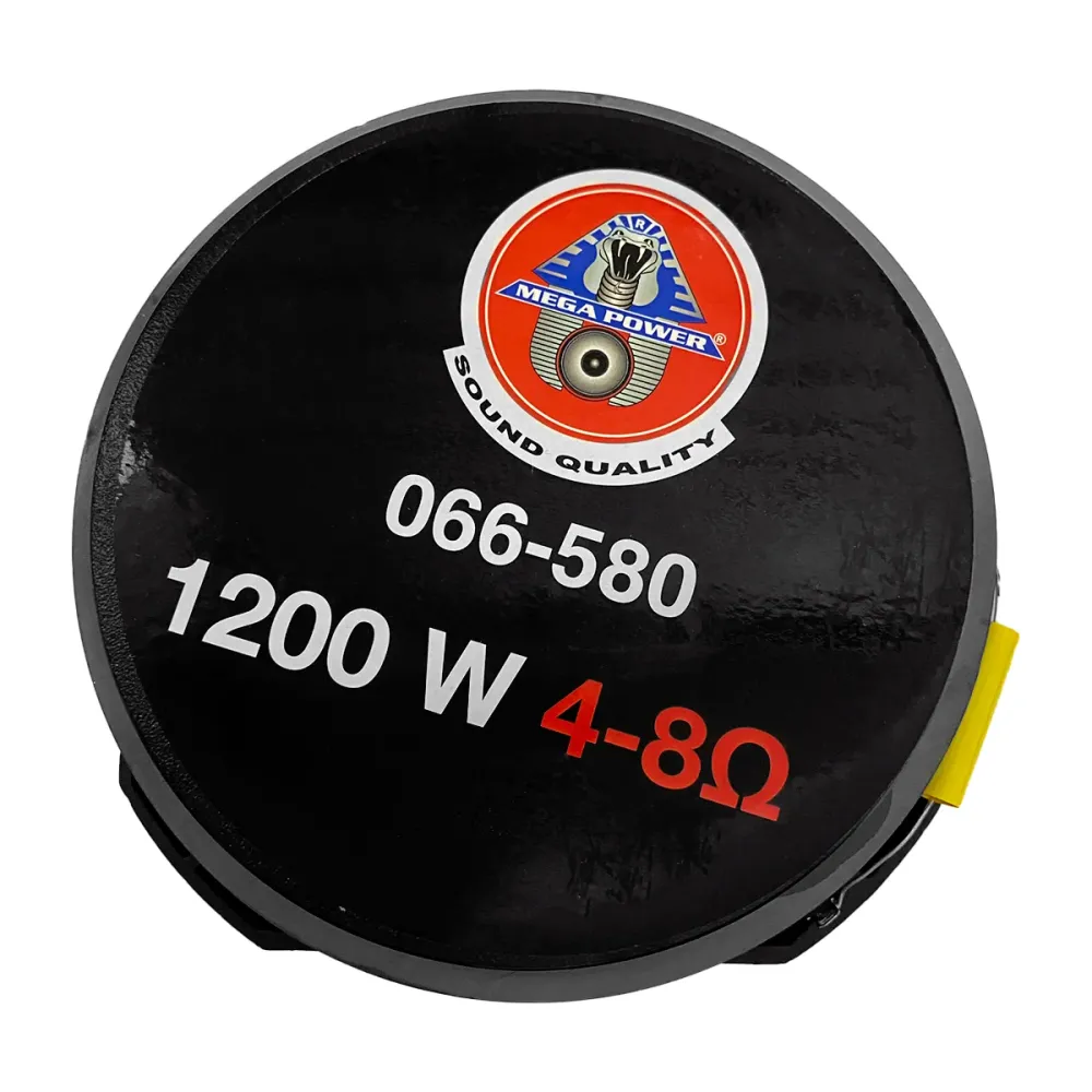 TWEETER DE BALA 6.15" TITANIO ALUMINIO 1500w RADOX 066-580 con Tecnologí de Larga Duración