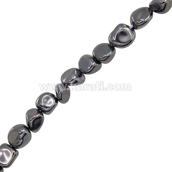 Agata Nugget 9-11mm Gris