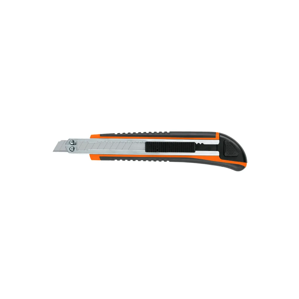 Alta Duración Cutter 9 mm Profesional Con Alma Metálica y Grip, Truper 16971