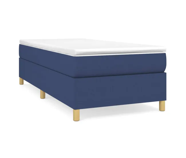 Alta Duración Estructura de cama box spring tela negro 90x190 cm