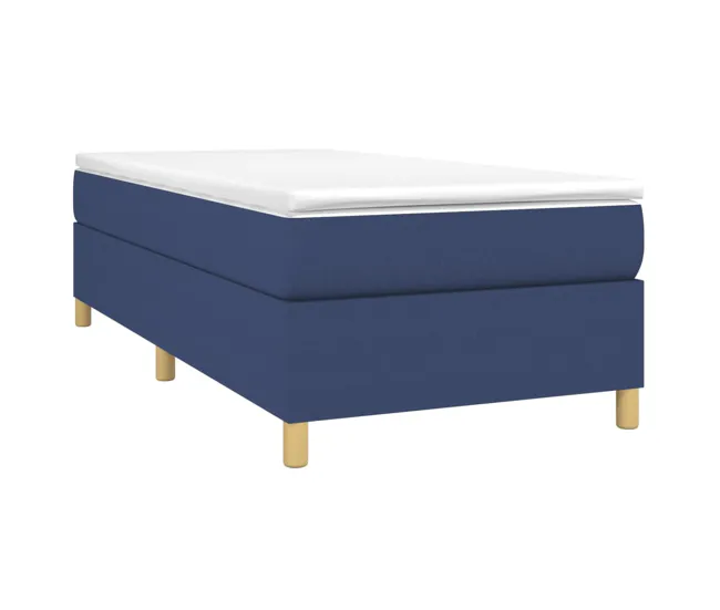 Alta Duración Estructura de cama box spring tela negro 90x190 cm