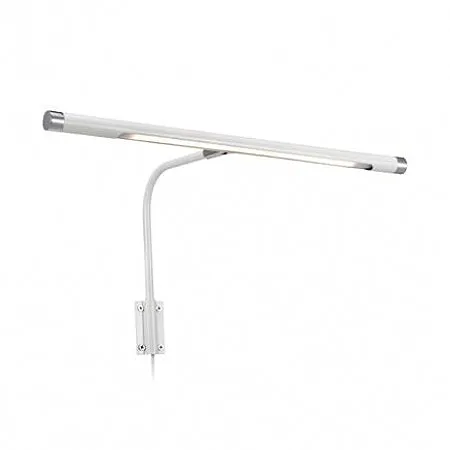 Alumbracuadro metálico blanco 43,5 cm LED 9W