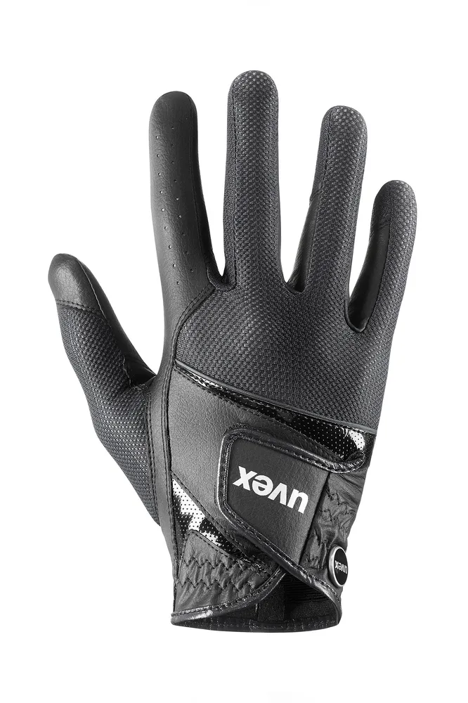 Baterí de 9V Guantes de equitación sumair Ébano 9