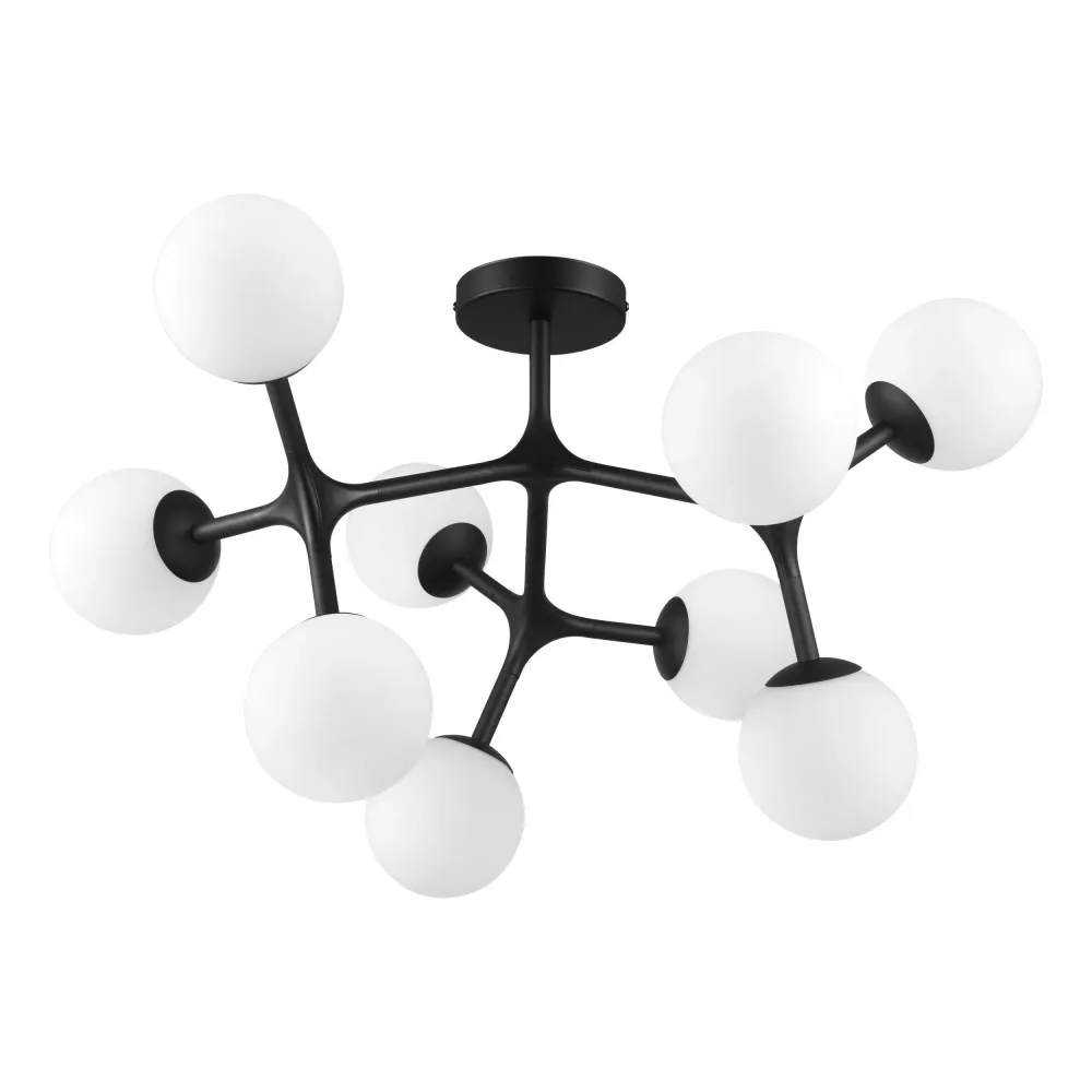Baterí de 9V Lampara de techo Eglo Maragall negro led g9