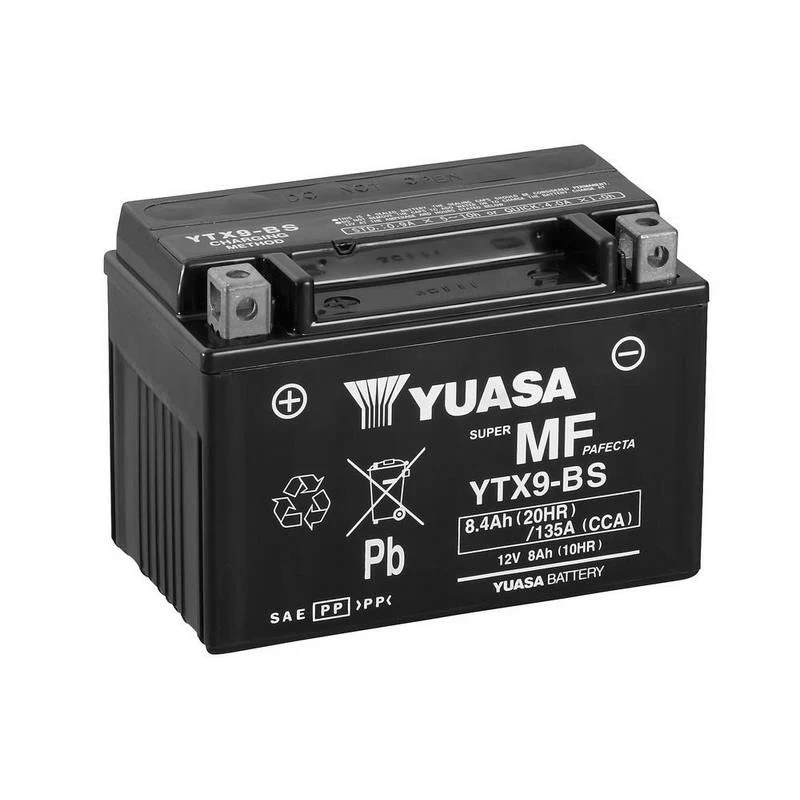 BATERÍ YUASA YTX9-BS de Baja Autodescarga
