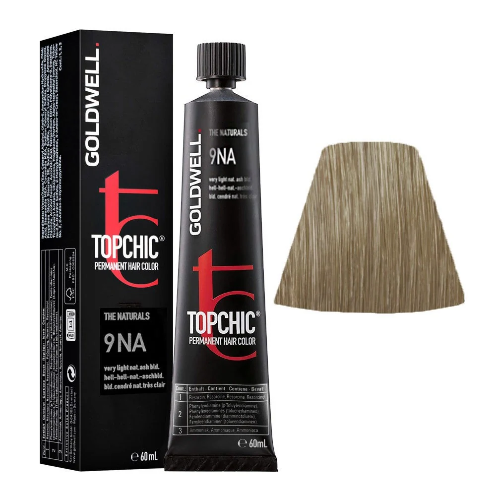 Baterías Recargables Goldwell - Topchic 9NA Rubio Ceniza Natural muy Preciso 60 ml