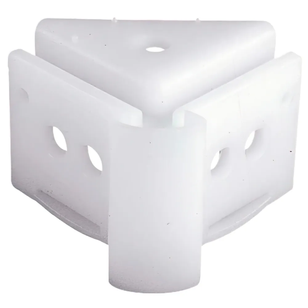 Baterías Recargables Soporte Esquina Techo Para Riel P-909 Blanco