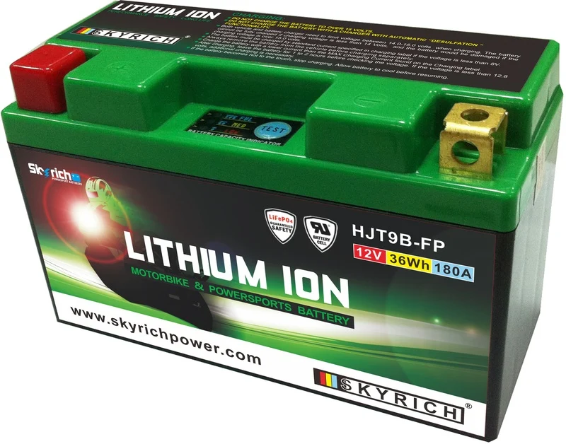 Bateria de litio Skyrich LIT9B (Con indicador de carga) | Envío Rápido
