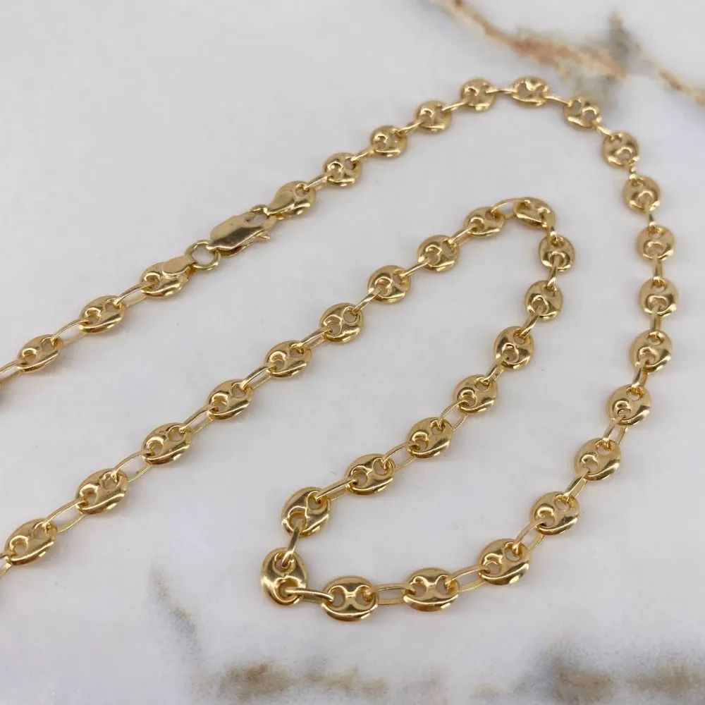 Cadena GC 9gr / 55cm / 4.65mm Oro Amarillo$ | Envío Rápido