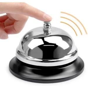 Campana Timbre de recepción VOLUMINOSO 9cm. AA - 24 Unidades
