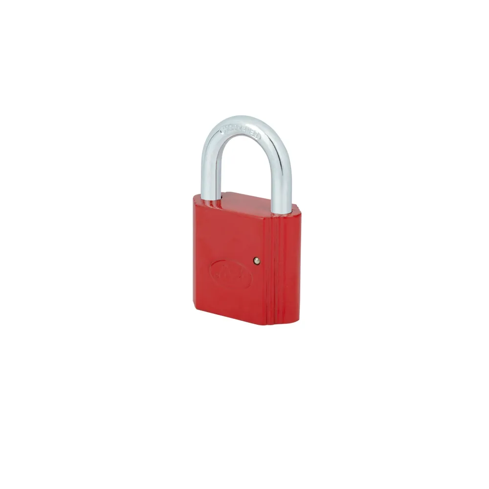 Candado No.9 (28mm), Breve Rojo, Lock L9S38ERJ