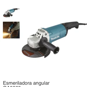 Cargador Inteligente Esmeriladora 9" (230mm), 6,600 RPM, 2,200W, Makita GA9060