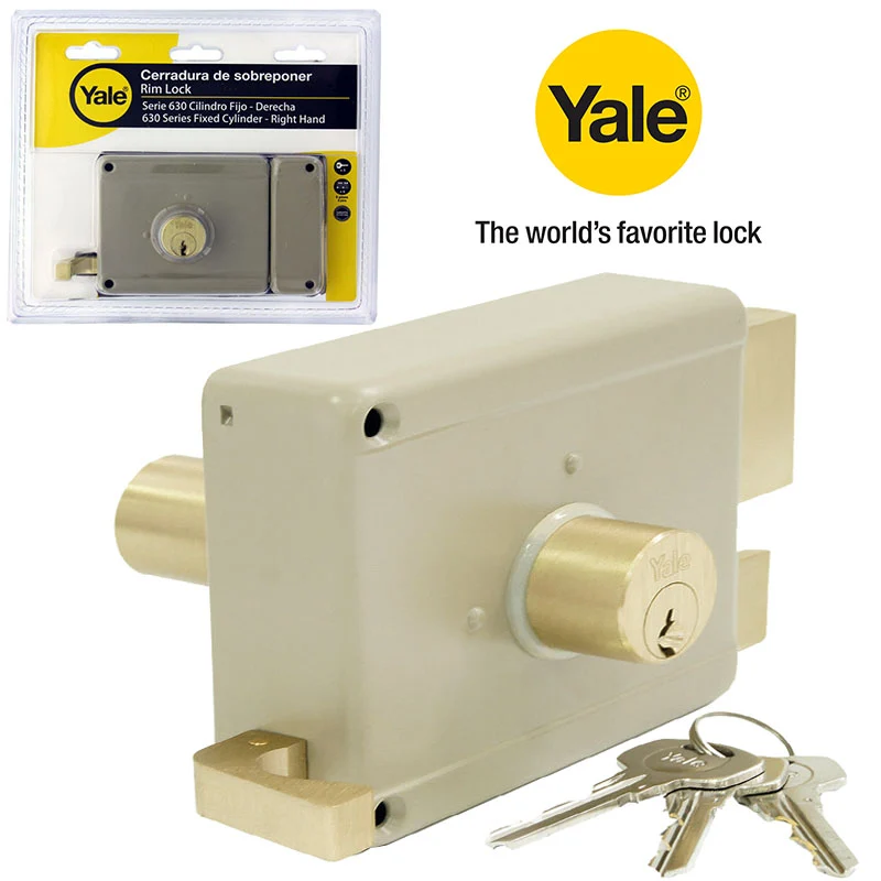 CERRADURA "YALE" (9) DE SOLDAR IZQUIERDA 50MM con Garantí