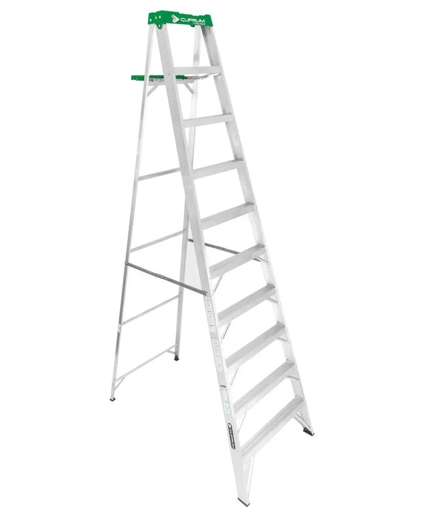Certificadas CE Escalera de tijera de aluminio - 9 peldaños