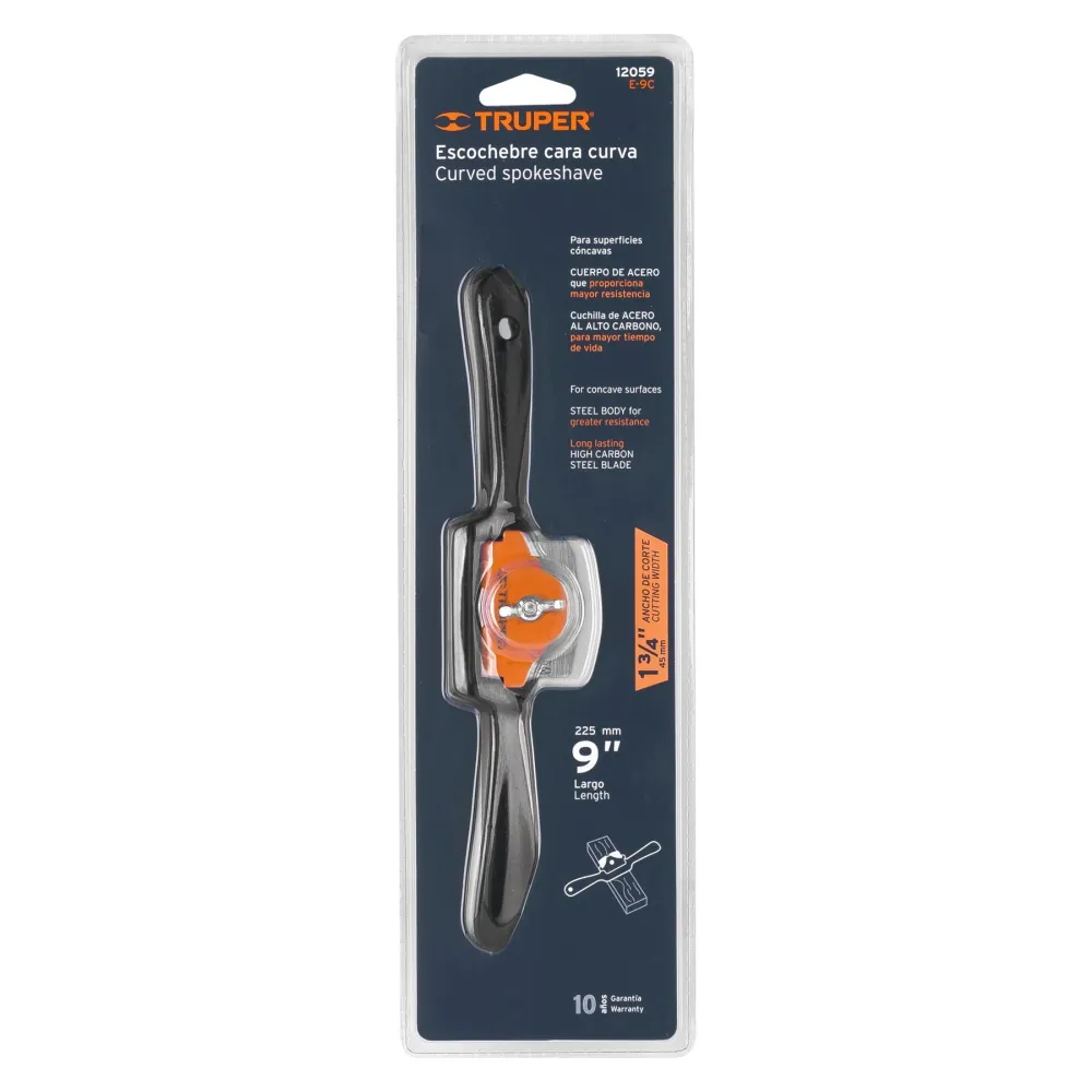 Certificadas CE ESCOCHEBRE PARA CARPINTERO CUCHILLA CURVA DE 9"