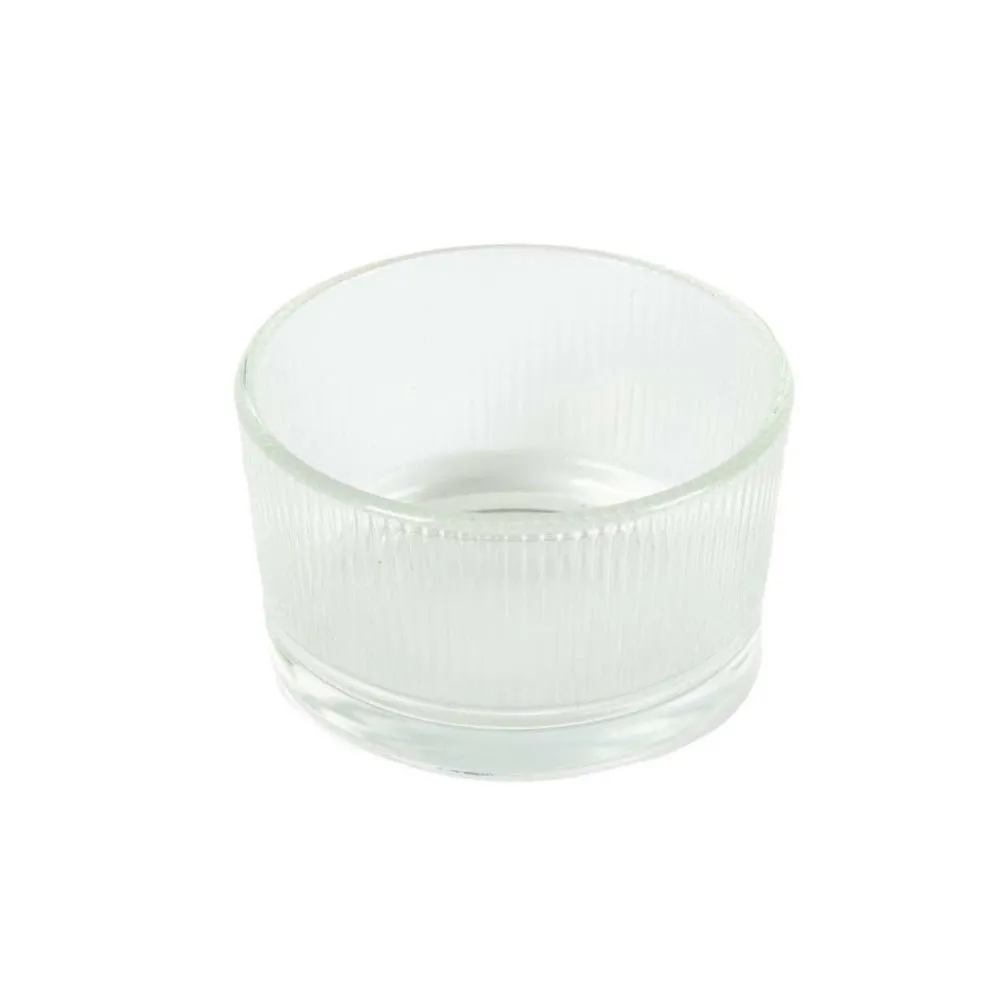 Certificadas CE Porta Vela Vidrio Transparente 9x5cm