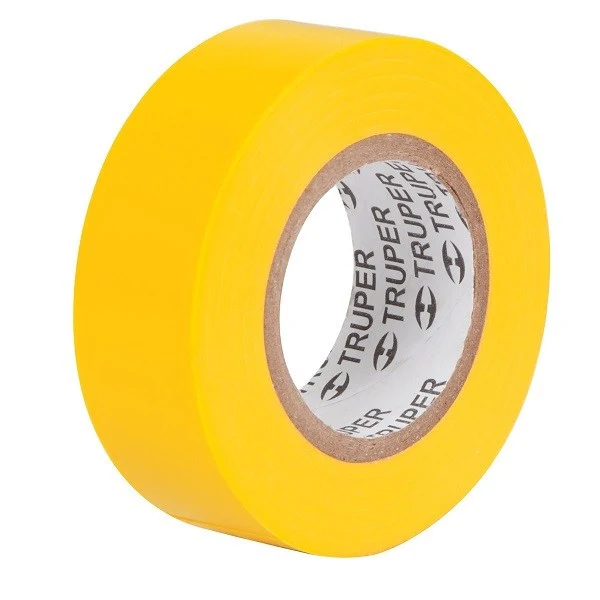 CINTA AISLANTE 19MM X 9M AMARILLA "TRUPER"