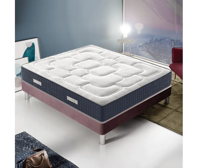 Colchón 90x190 viscoelástica - 30 cm de altura - 5 cm viscoelastica - 9 zonas de confort - Royal Memory AA - 24 Unidades