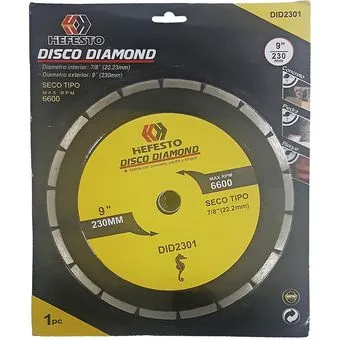 DISCO CONCRETO ABIERTO 9" para Dispositivos de Alto Consumo