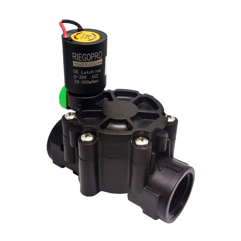 Electroválvula Riegopro Rp-100 1 9v D.c. Con Apertura Y Cierre Mecánico - Automático