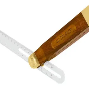 Escuadra falsa, mango de madera, 9' con Certificación RoHS