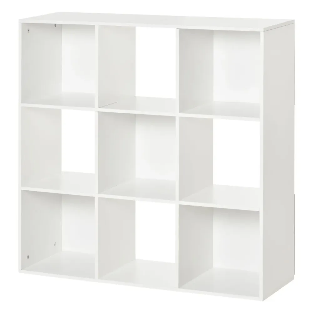 Estanterí Libbe Homcom 9 compartimentos blanco 91,5x91,5x29,5 cm