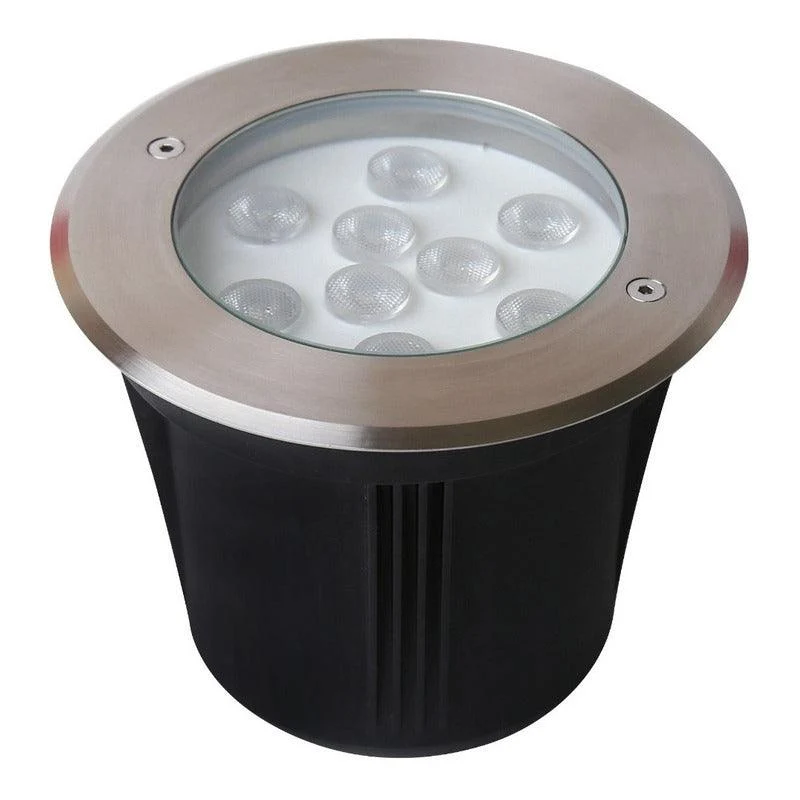 Estevez Lámpara LED de 9W Luz Cálida 3000K, Apta para Exteriores, Empotrar Piso, Modelo 19295 AA - 24 Unidades
