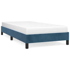 Estructura de cama de terciopelo verde 90x190 cm AA - 24 Unidades
