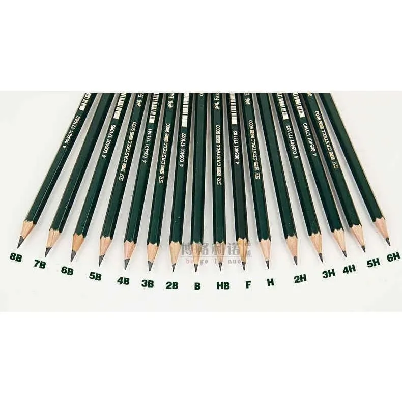Faber Castell Lápiz dibujo grafito 9000 2B