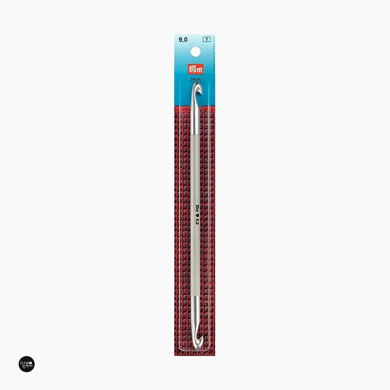 Ganchillo Tunecino Doble Extremo de 9 mm y 25 cm - Prym
