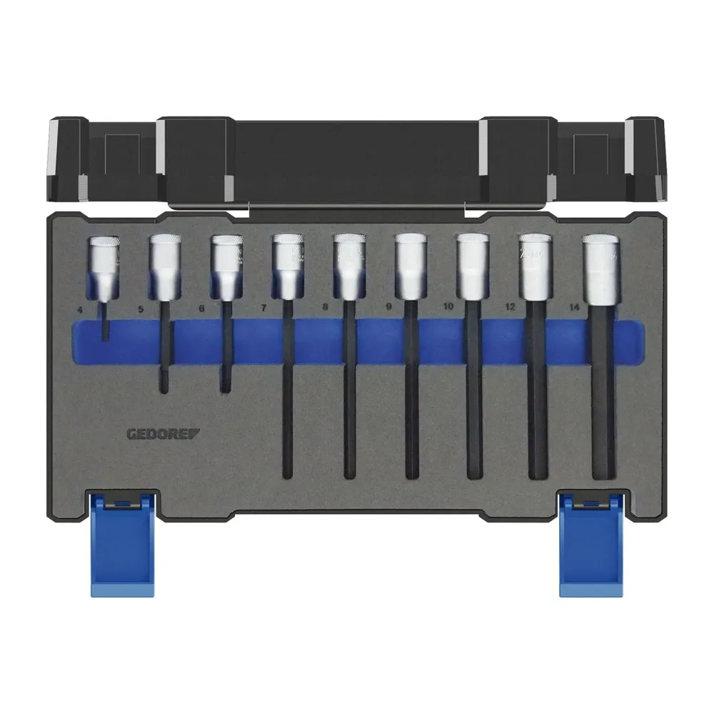 GEDORE 19-009 - 19 1/2" Socket Screwdriver Set