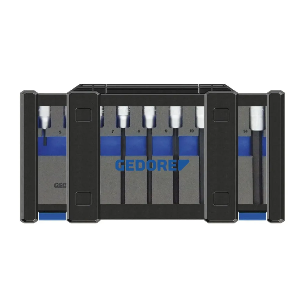 GEDORE 19-009 - 19 1/2" Socket Screwdriver Set