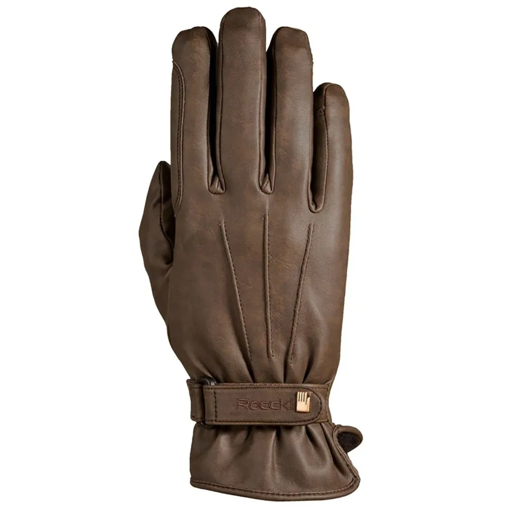 Guantes de equitación Weymouth Antique Mocha Dark Café 9 con Certificación RoHS