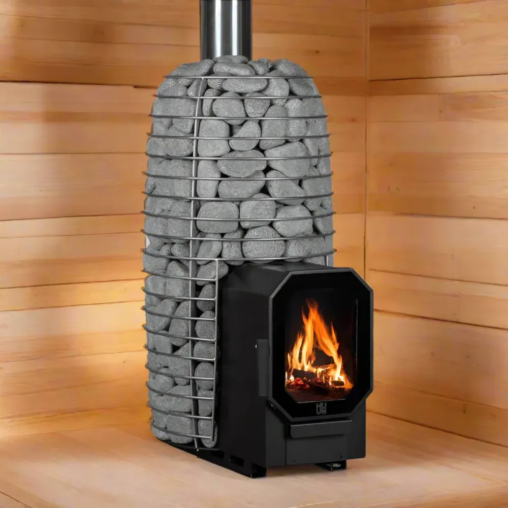 HUUM HIVE Flow wood-burning sauna stove 9.8 kW