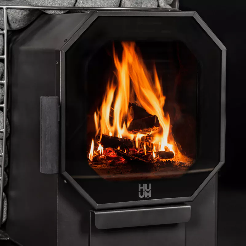 HUUM HIVE Flow wood-burning sauna stove 9.8 kW