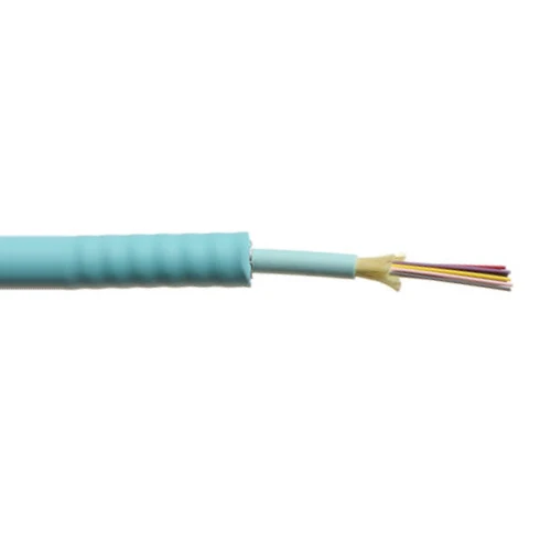 Indoor/Outdoor Distribution Series Ultra Fox 24 Fiber PVC Single Mode 900µm Tight Buffer Ónix Riser Cable DZ024DSLX9KR