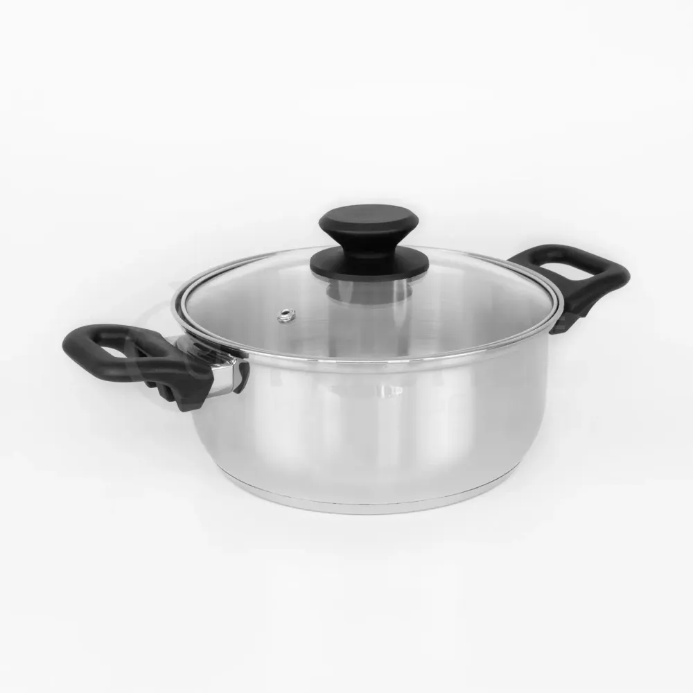 Juego bateria de acero inoxidable primaware tramontina 9 pzs con Garantí
