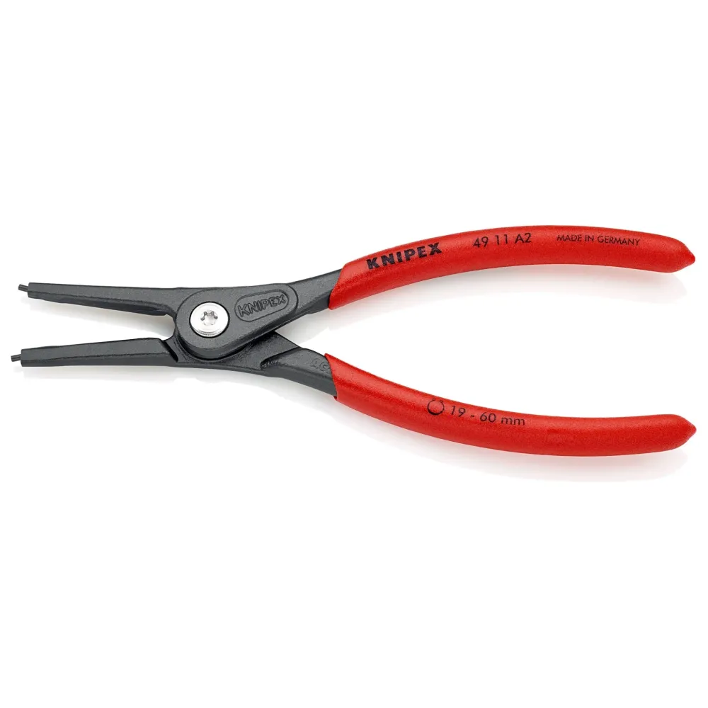Knipex 49 11 A2 - Straight precision pliers external washers, washers from 19 to 60 mm