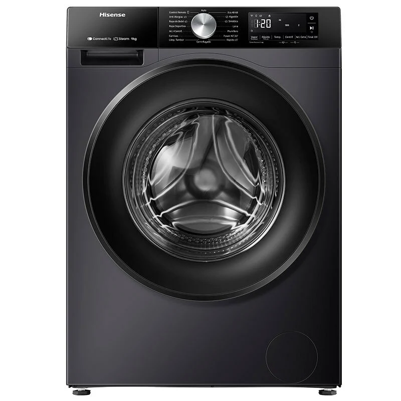 Lavadora Hisense WF3S9043BB3 9Kg | Recargables 1000 Veces |